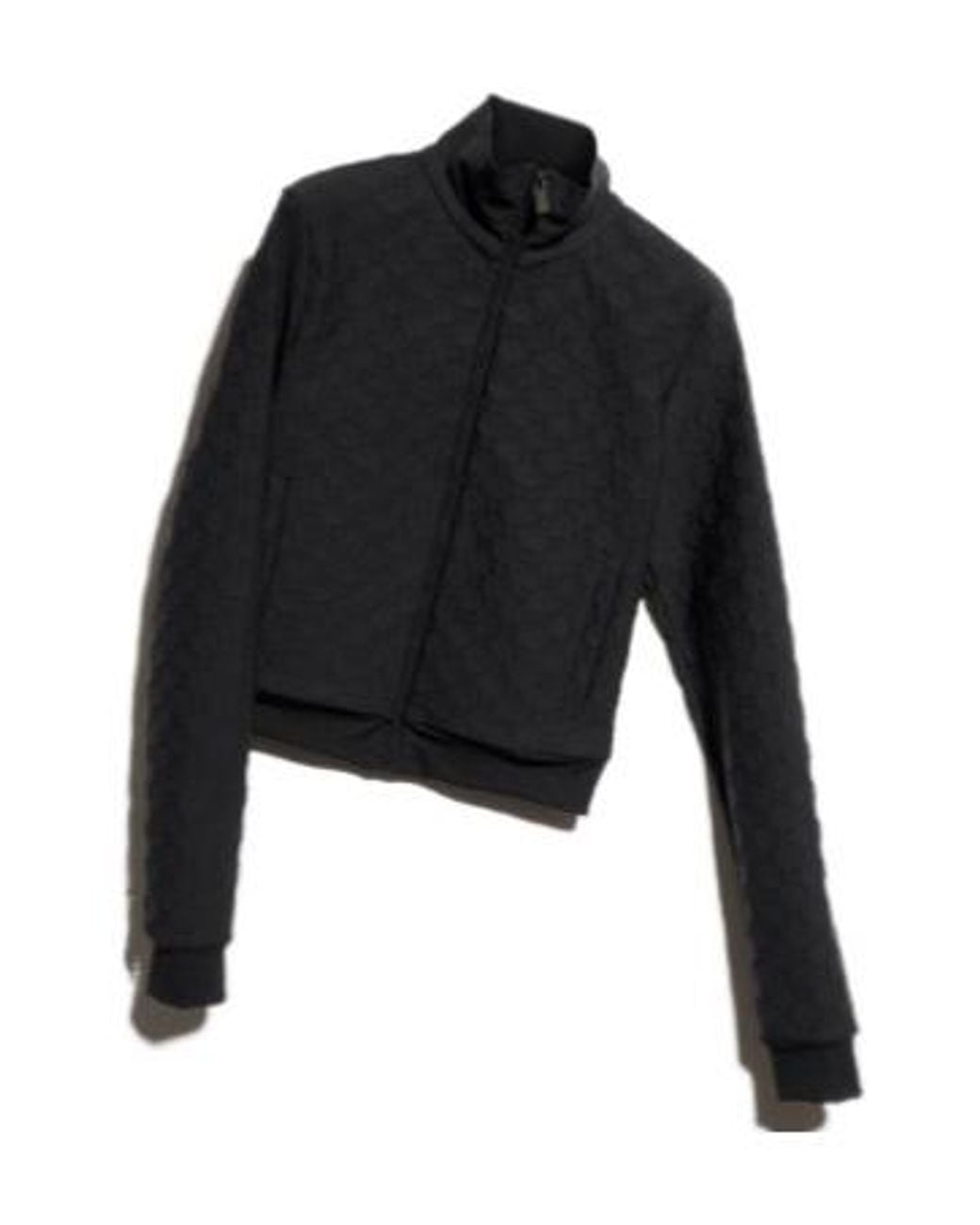 Gucci Black Gg Jersey Jacquard Zp Jacket