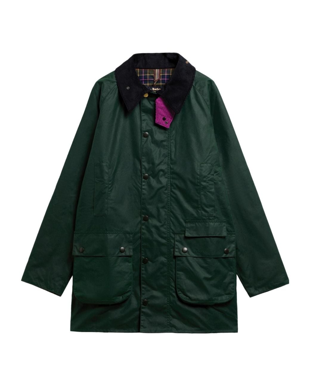Barbour Green X Paul Smith Gamefair Zip-Up Coat for men