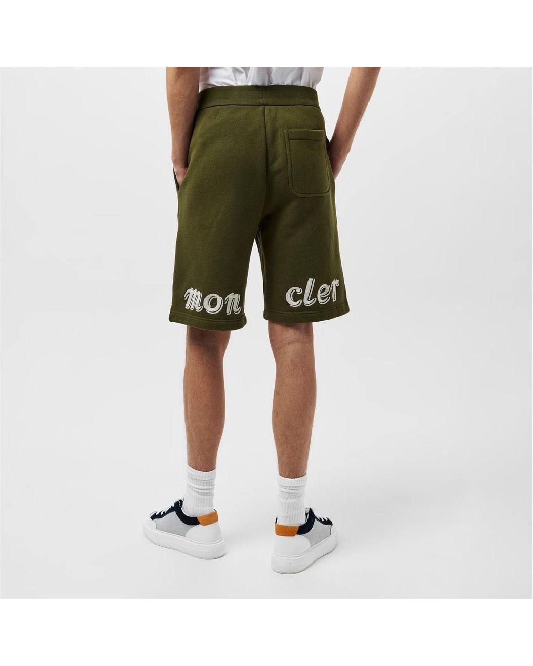 Moncler Green X Mercedes-Benz By Nigo Logo Shorts for men