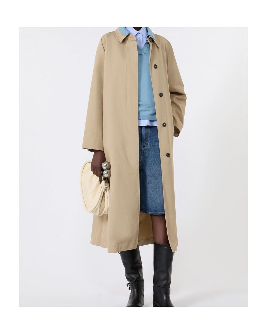 Weekend by Maxmara Natural Water-Repellent Gabardine Trench Coat