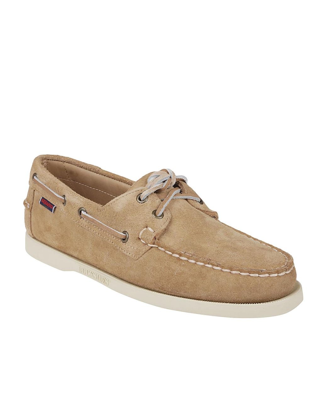 Sebago White Portland Flesh Out Lace-Up Shoes for men