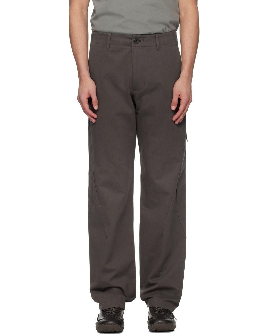 Post Archive Faction PAF Black Casual Pants With Belt Loops for men