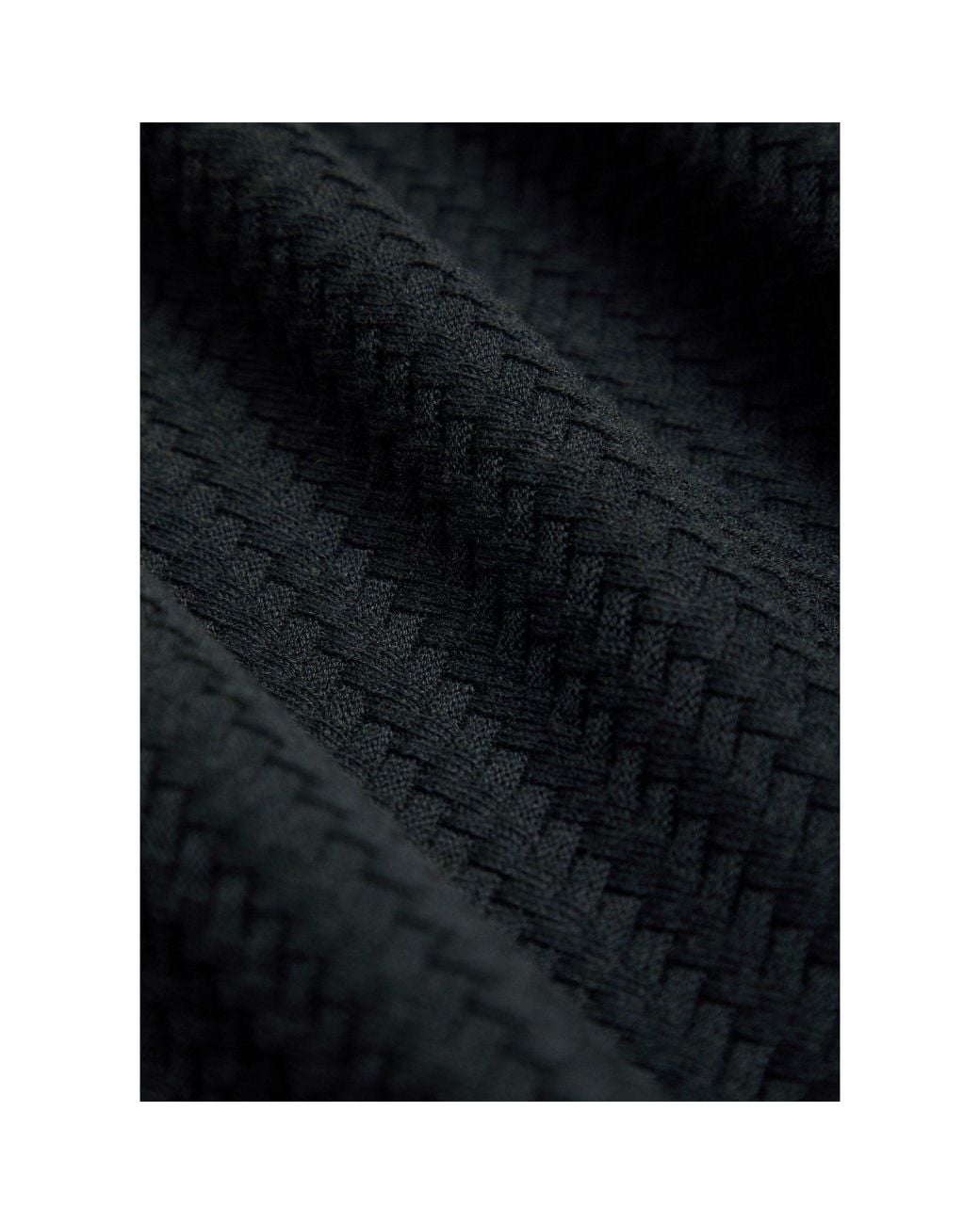 Canali Blue Cotton And Wool Mixed Knitted Sweater for men