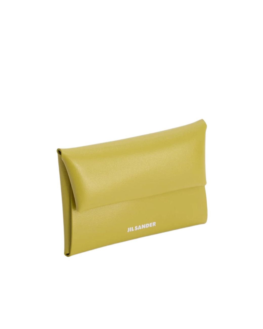 Jil Sander Yellow Folded Coin Purse