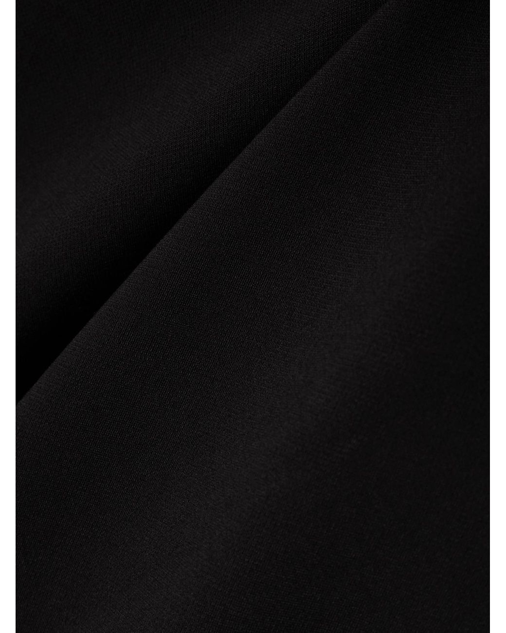 Staud Black Comfortable V-Neck Long Dress