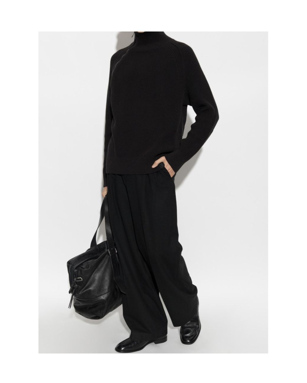 AllSaints Black Kit Long-Sleeve Sweater for men