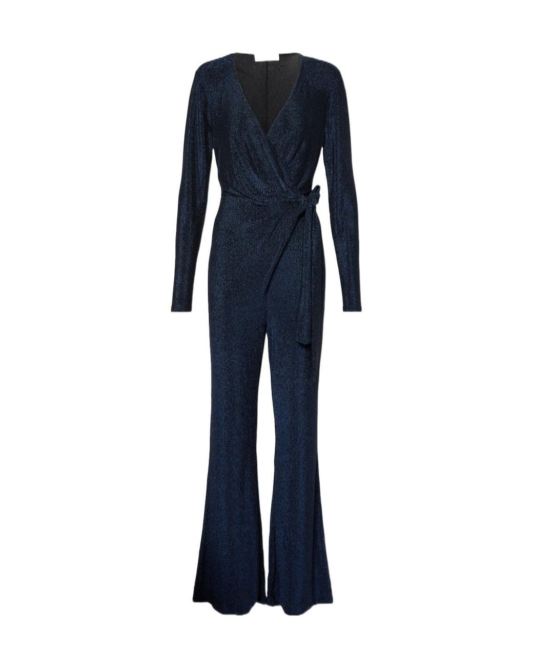 Diane von Furstenberg Blue Cosima Jumpsuit