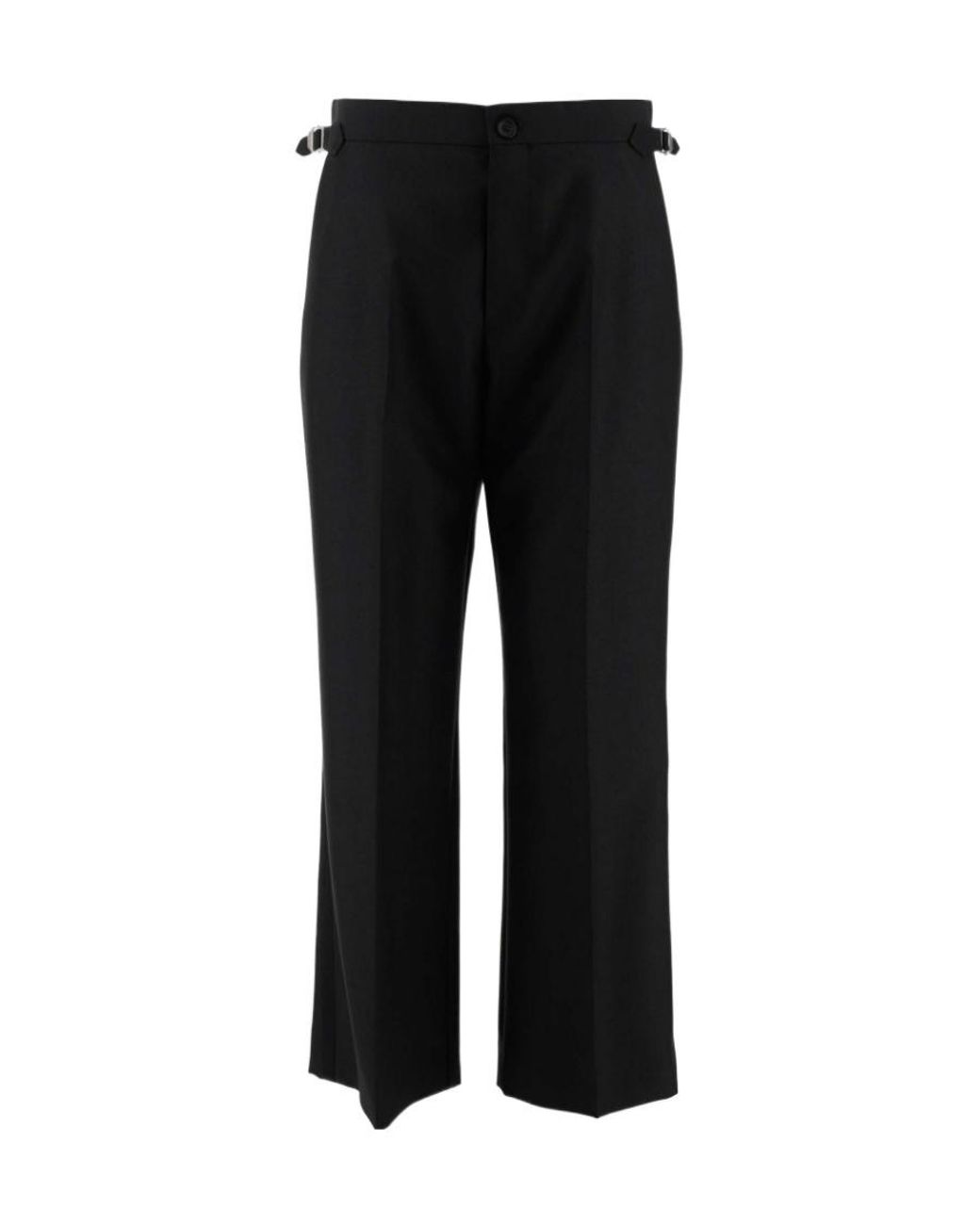 Balenciaga Black Straight Casual Pants