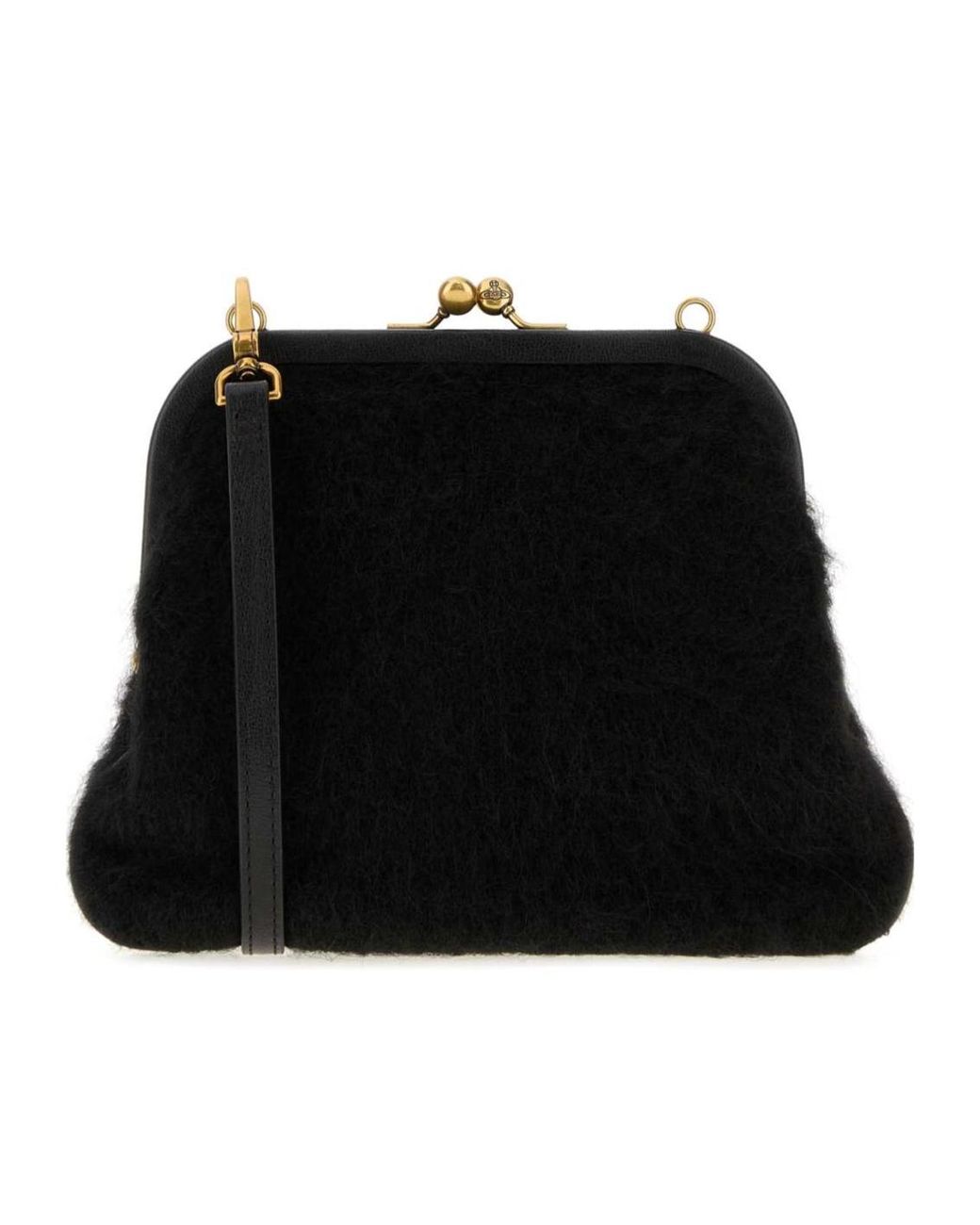 Vivienne Westwood Black Frame Clutch Bag