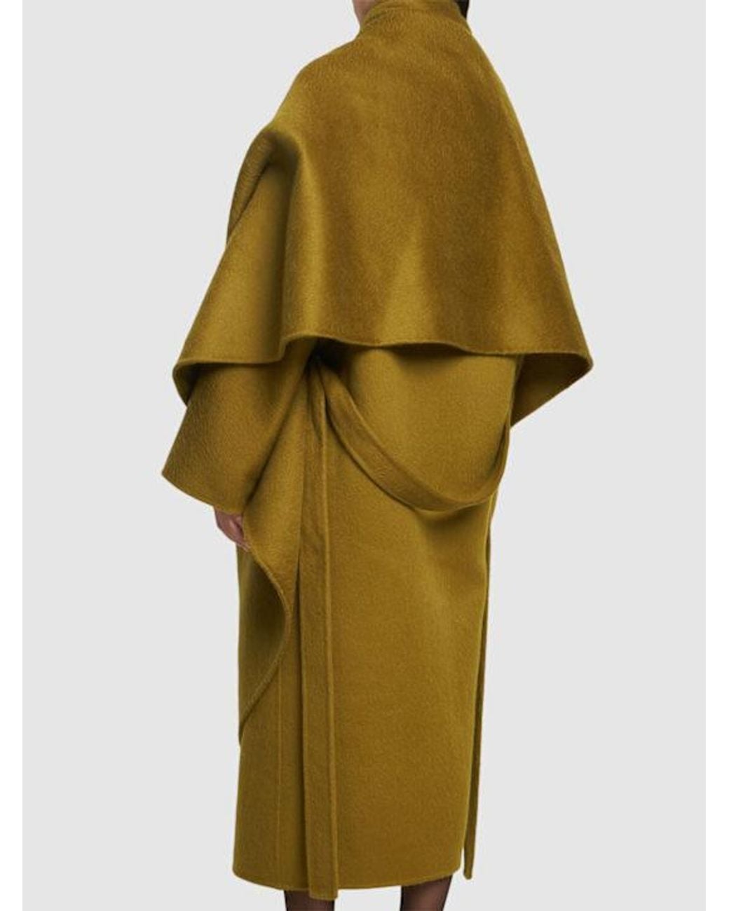 The Row Green Jan Cashmere Coat