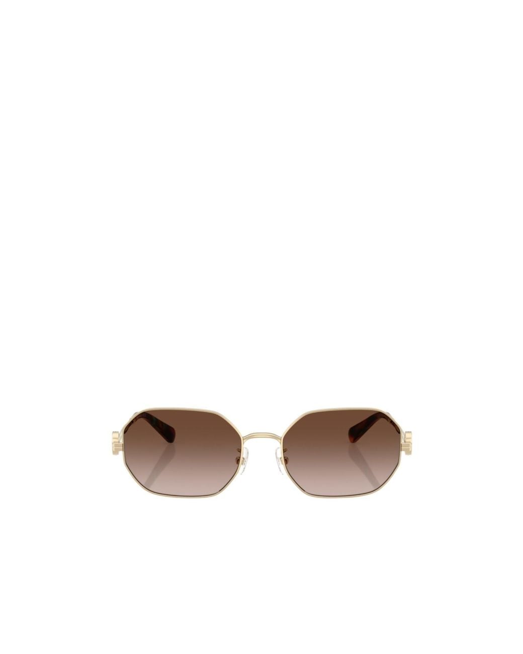 Tory Burch Multicolor Miller Oval-Frame Logo Sunglasses