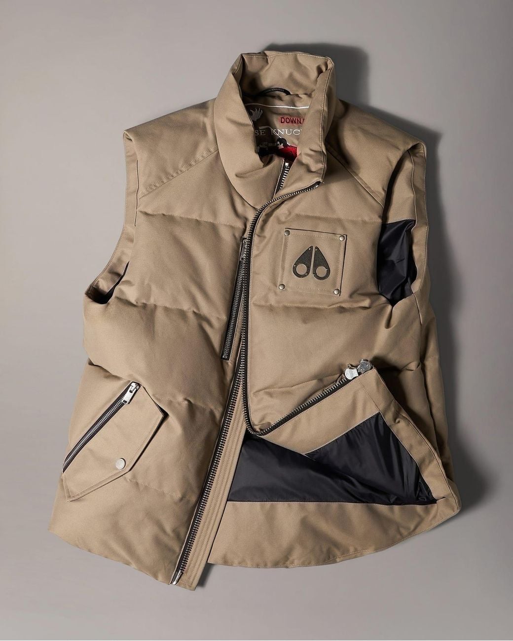 Moose Knuckles Brown Westmount Quilted Vest for men