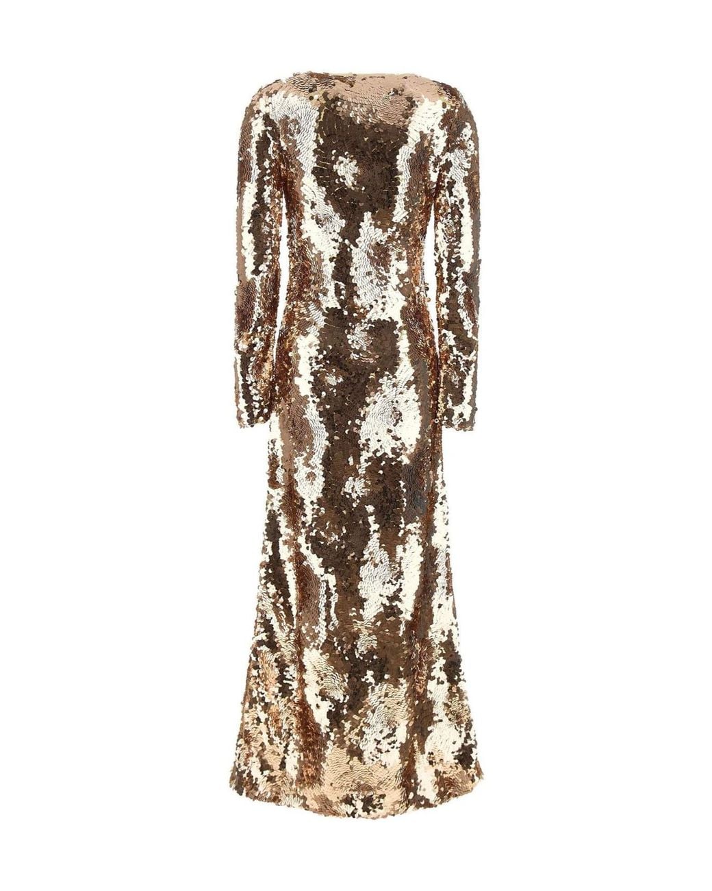 Rabanne Natural Rabanne Sequined Maxi Dress
