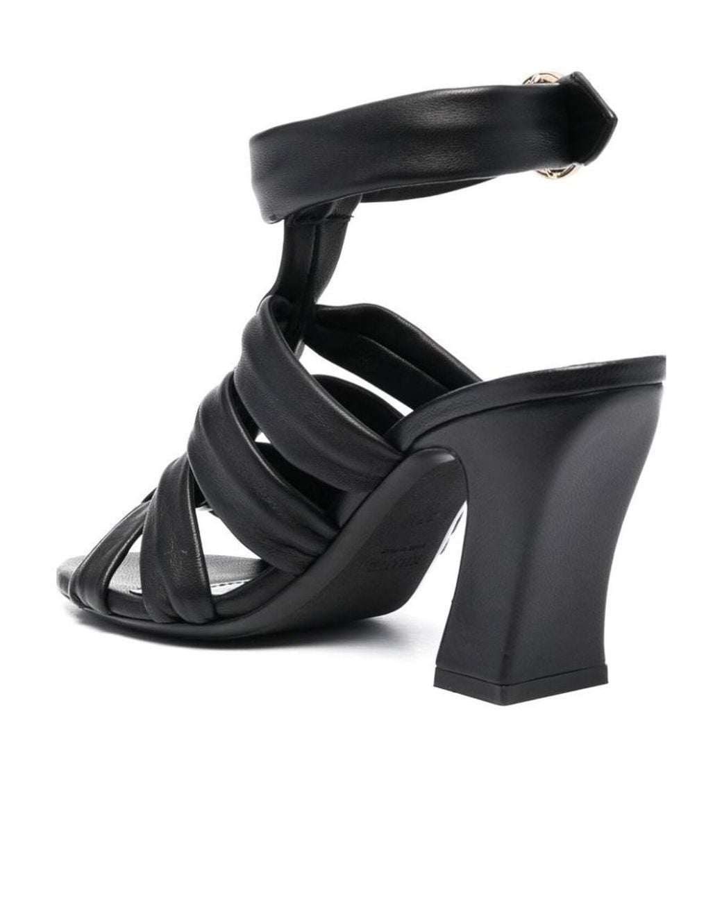 Khaite Black The Perth 85Mm Sandals
