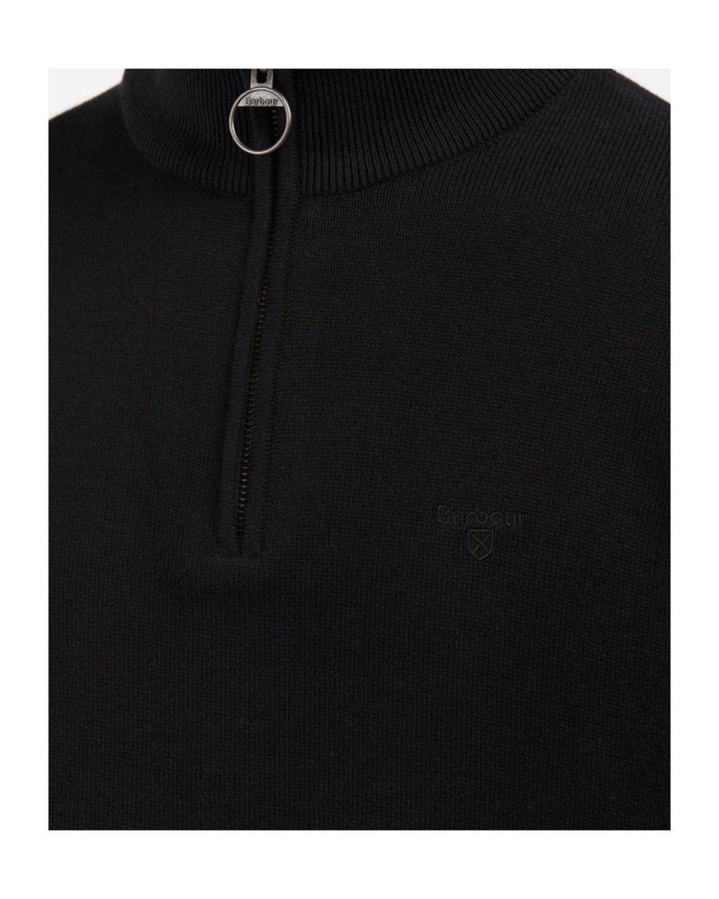 Barbour Blue Half-Zip Jumper for men