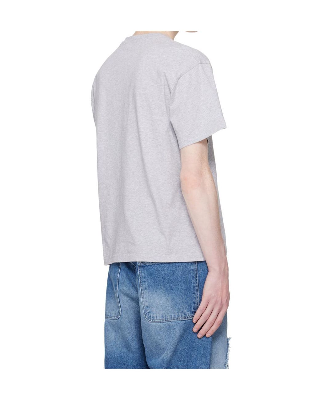 Carne Bollente White Sounds Straight, I'M Out Graphic-Print T-Shirt for men