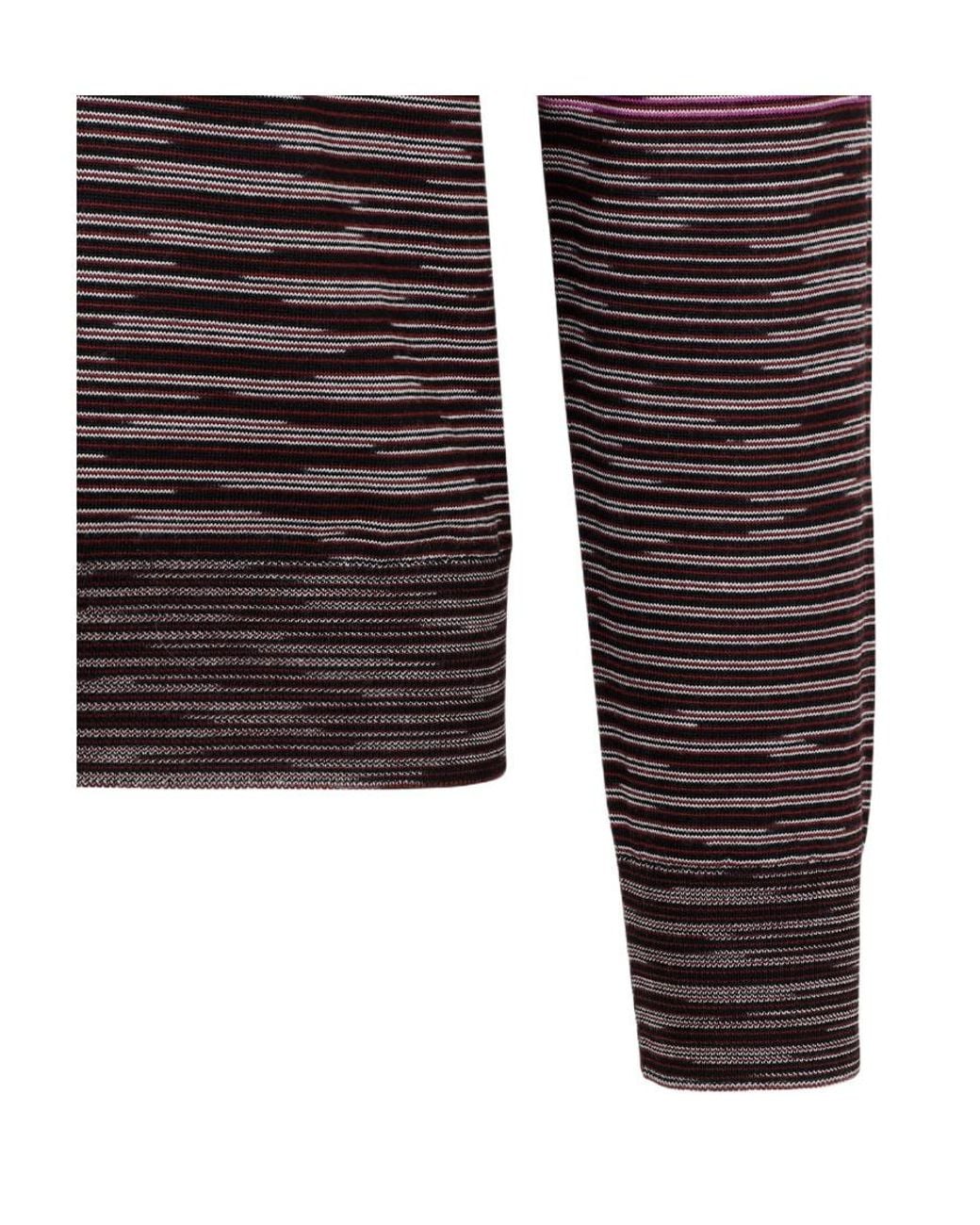 Missoni Red Striped Knitted Jumper for men