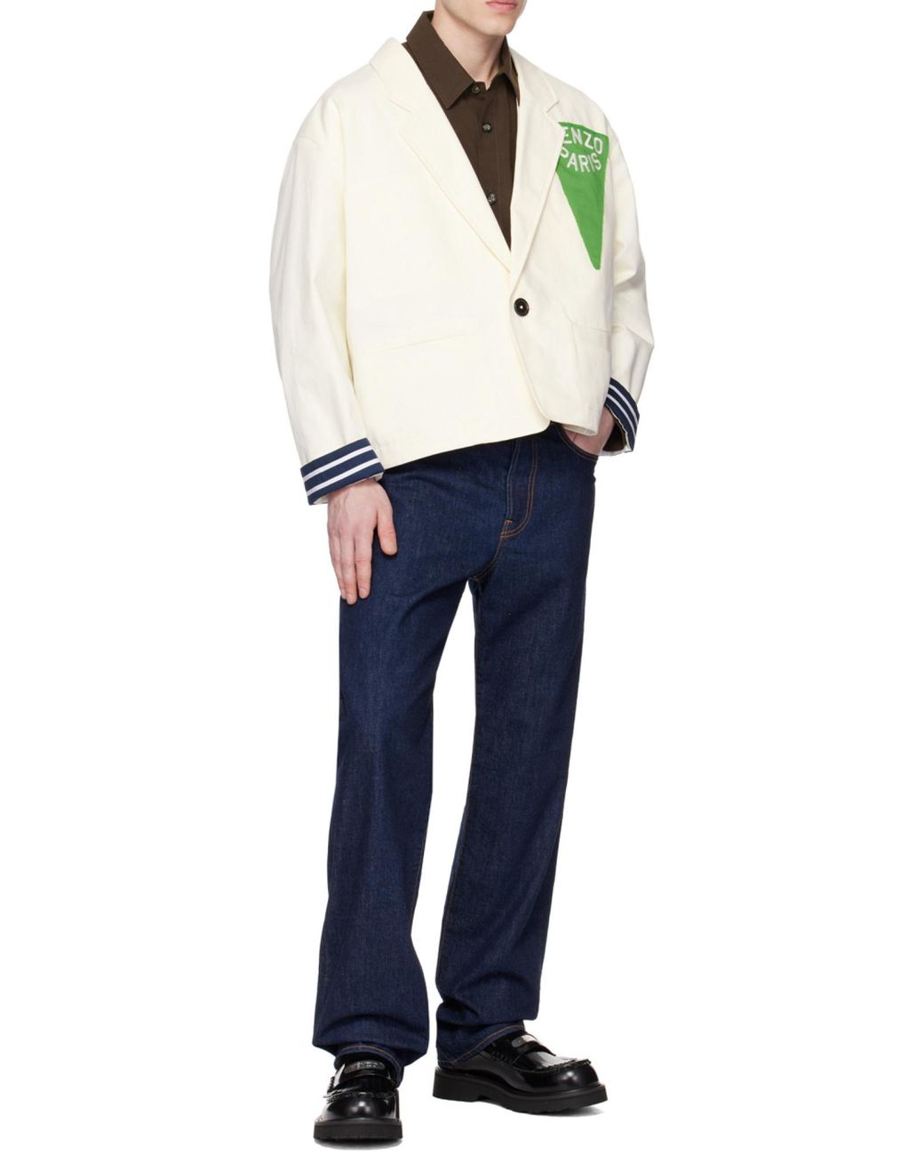 KENZO White Sera' Workwear Jacket for men