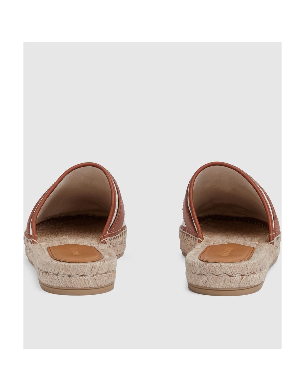 Gucci Brown Interlocking G Slide Espadrilles for men