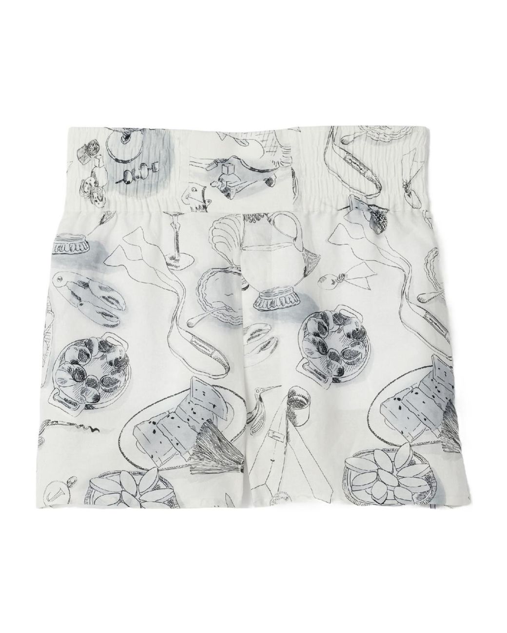 Jacquemus Multicolor Printed Relaxed Shorts for men
