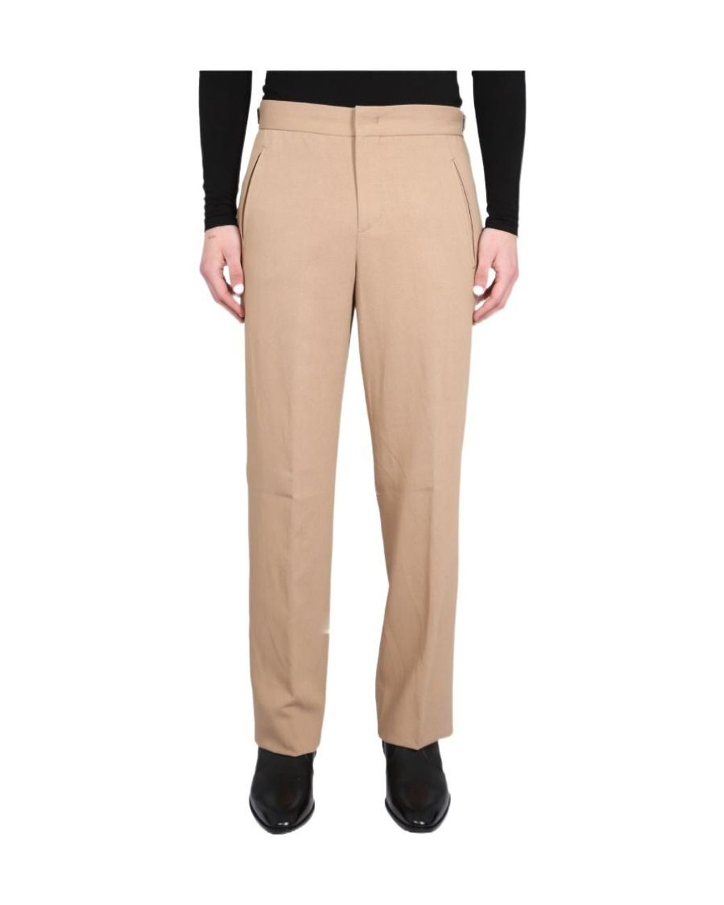 Pt Pantaloni Natural Pt Torino Classic Edge Trousers for men