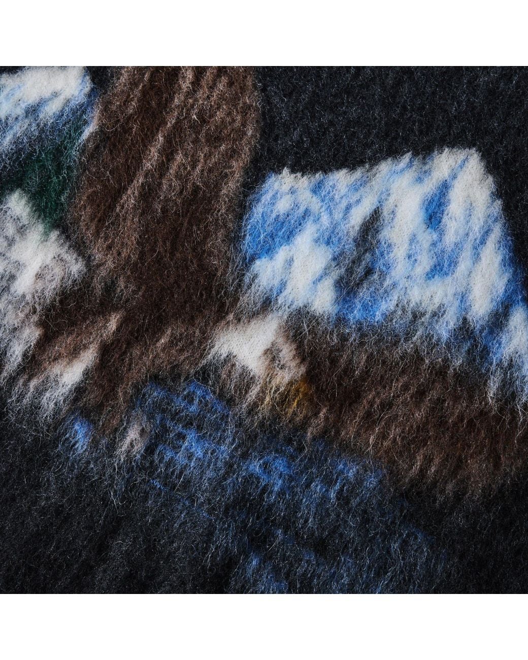 Maison Margiela Blue Long-Sleeved Sweater for men