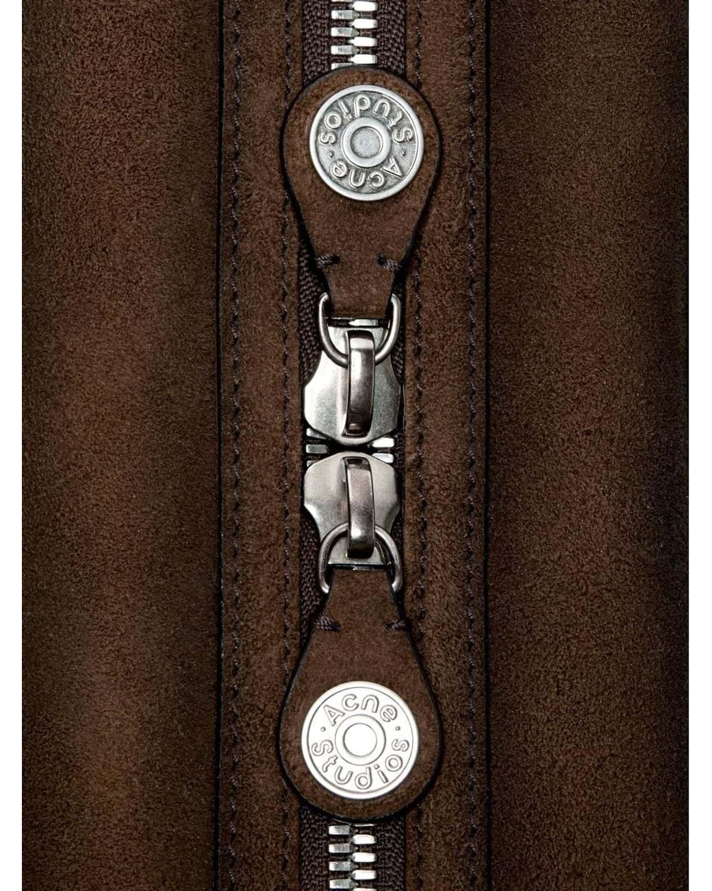 Acne Brown Camero Camera Shoulder Bag for men