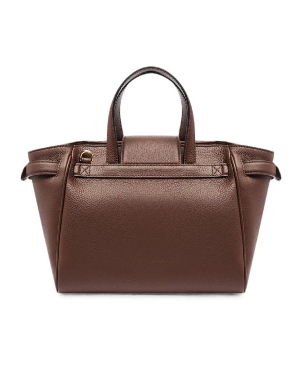 Lancel Brown Thea Small Carryall Shoulder Bag