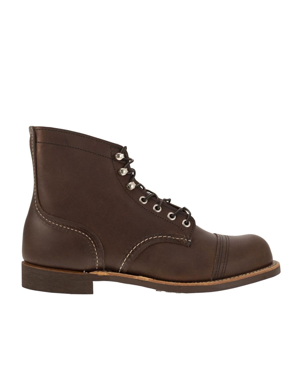 Red Wing Brown Iron Ranger Boots for men