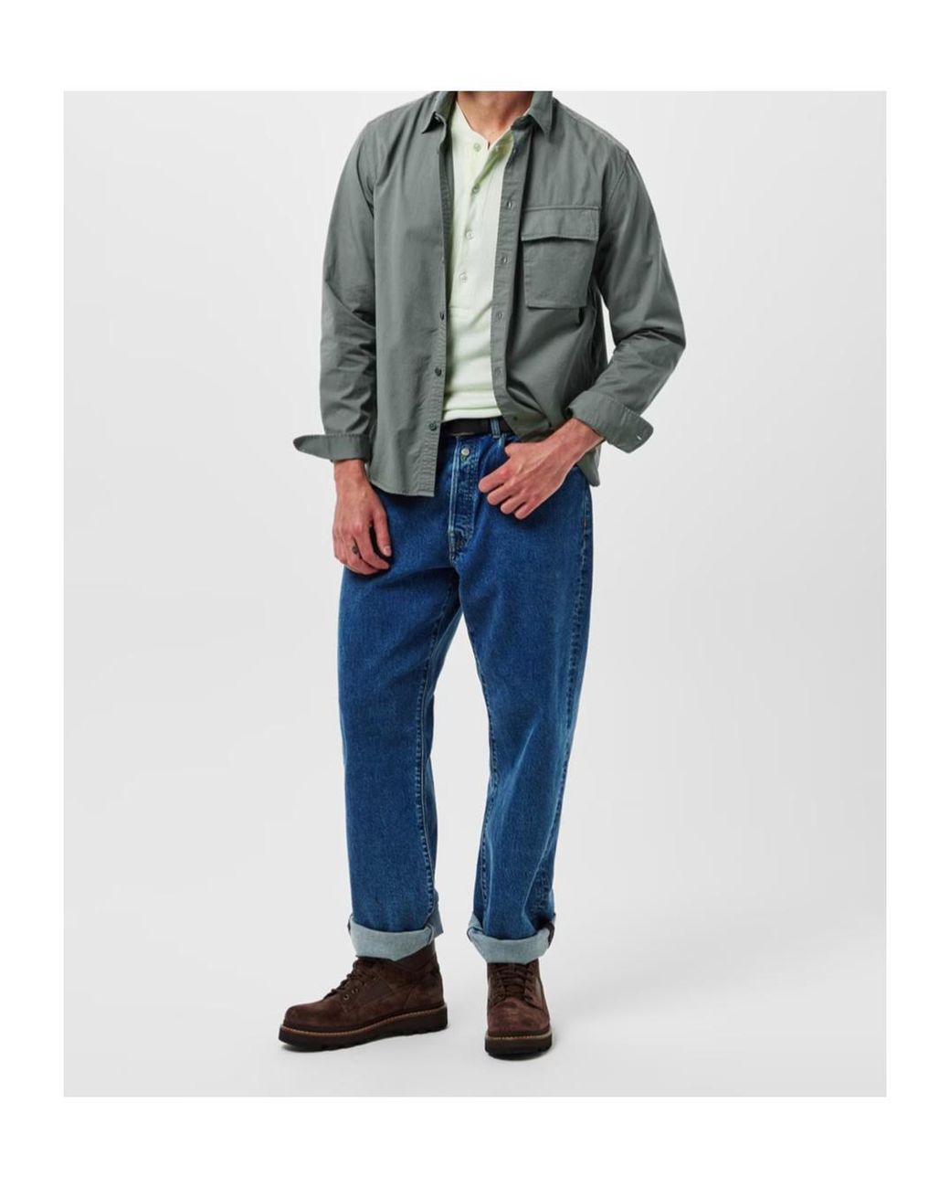 Belstaff Gray Scale Shirt for men