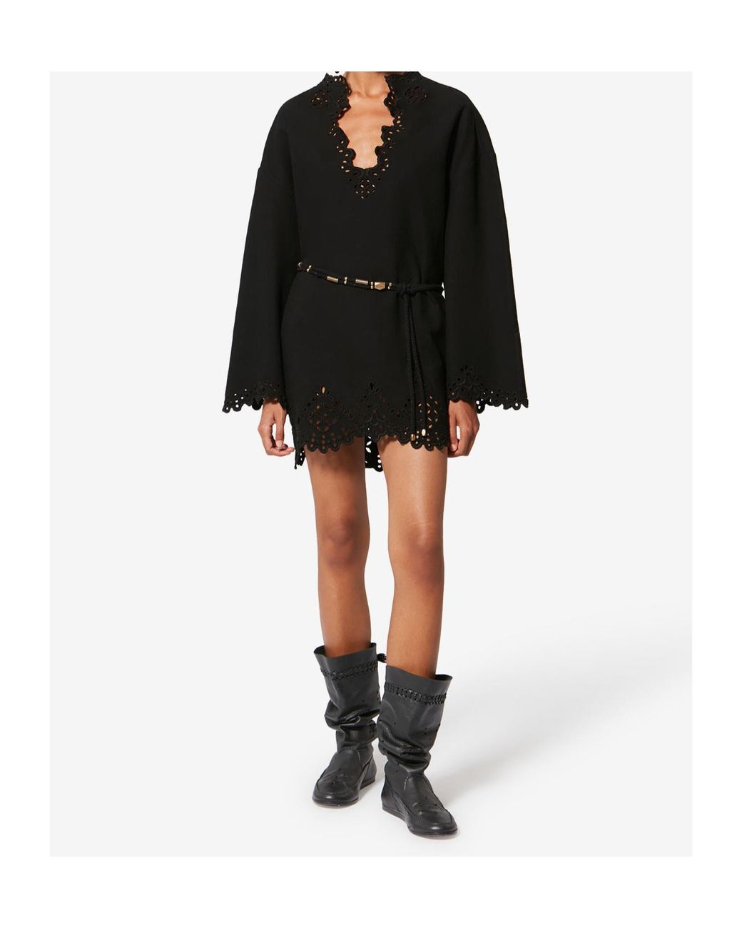 Isabel Marant Black Isabel Marant Étoile Sherazade Broderie Top
