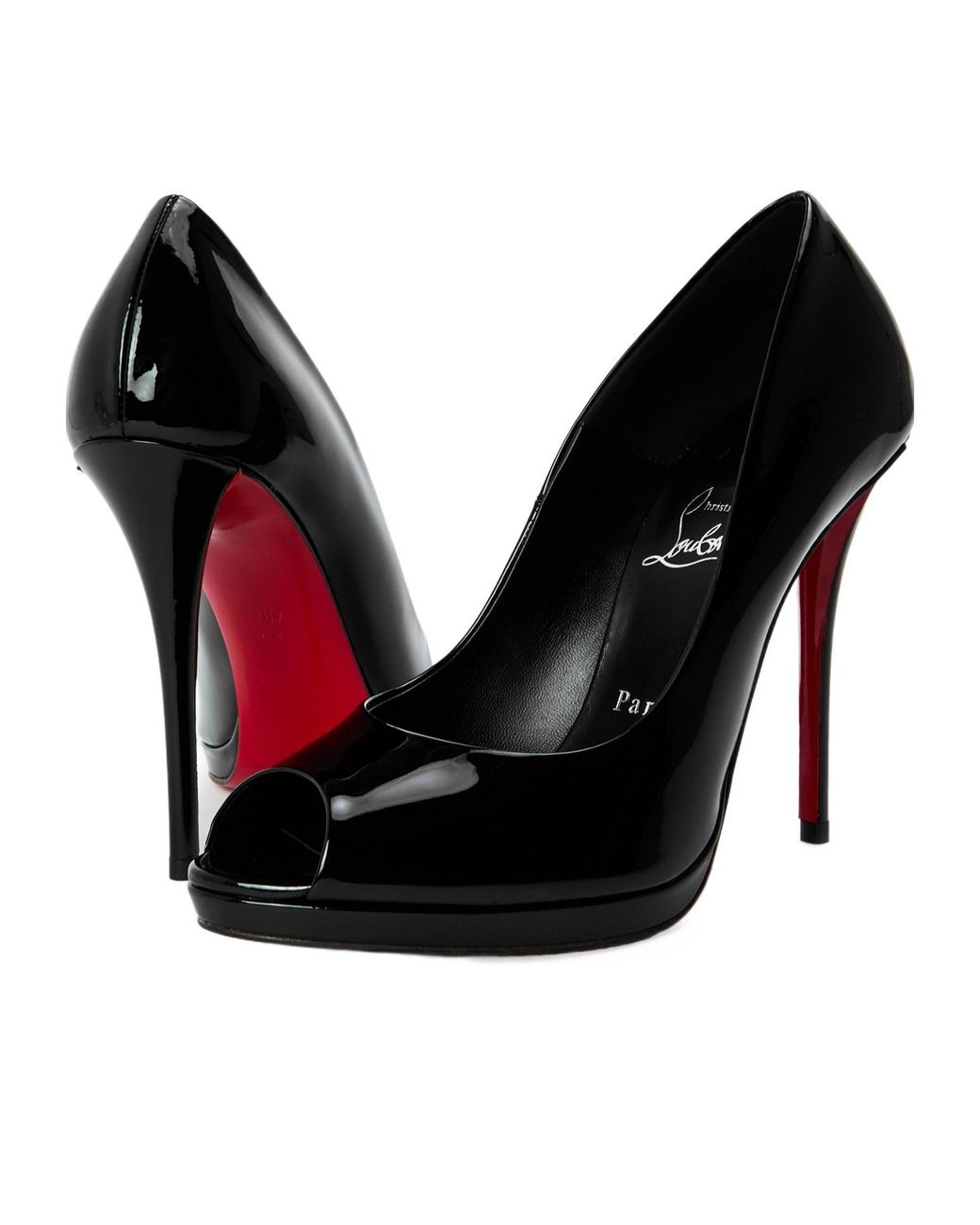 Christian Louboutin Black Chr Lady Z Stiletto Court Shoes