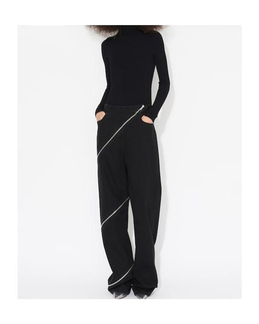 Alaïa Blue Alaïa Ribbed Knitted Bodysuit