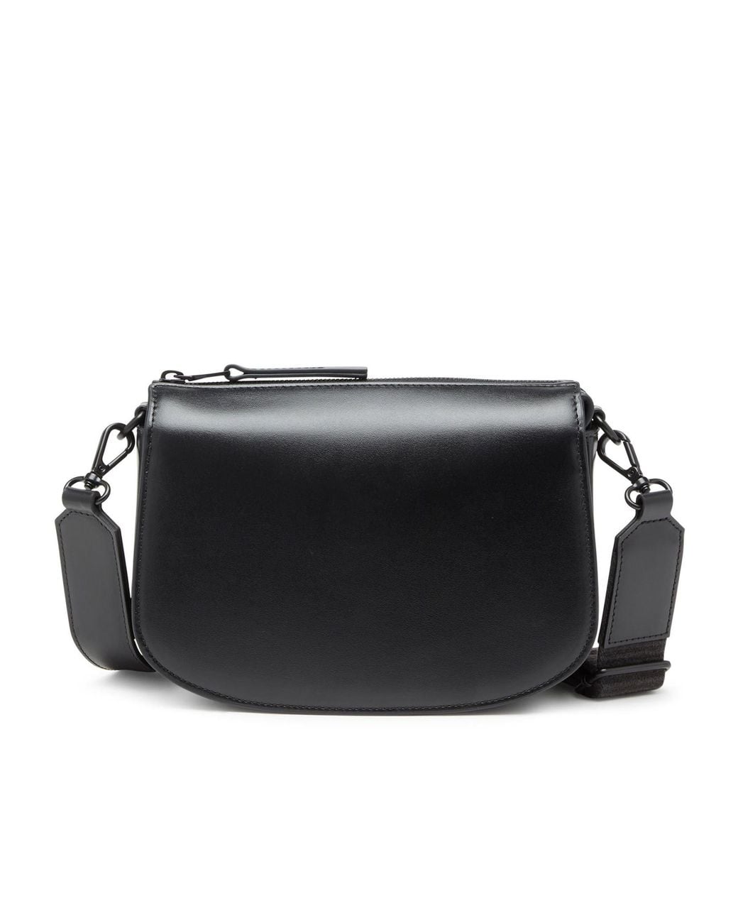 DIESEL Black 1Dg Logo Embossed Camera Bag for men