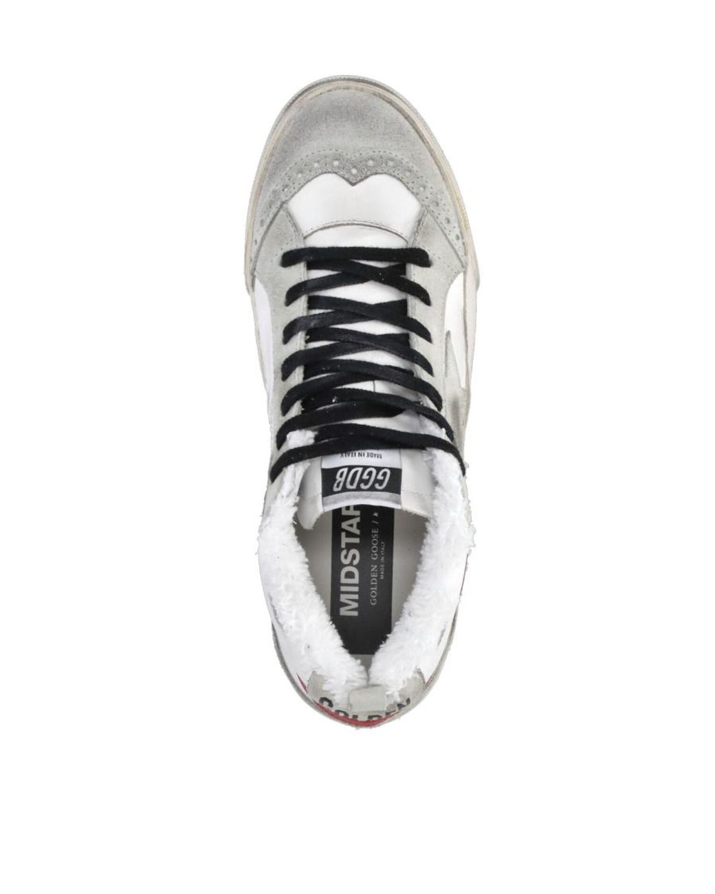 Golden Goose Deluxe Brand Brown Mid-Star Lace Up Sneakers