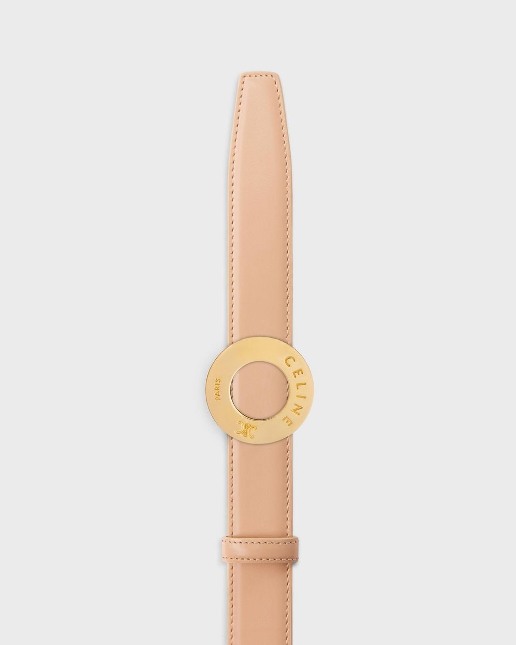 Céline Multicolor 25Mm Double-Sided Leather Belt With Disc Buckle