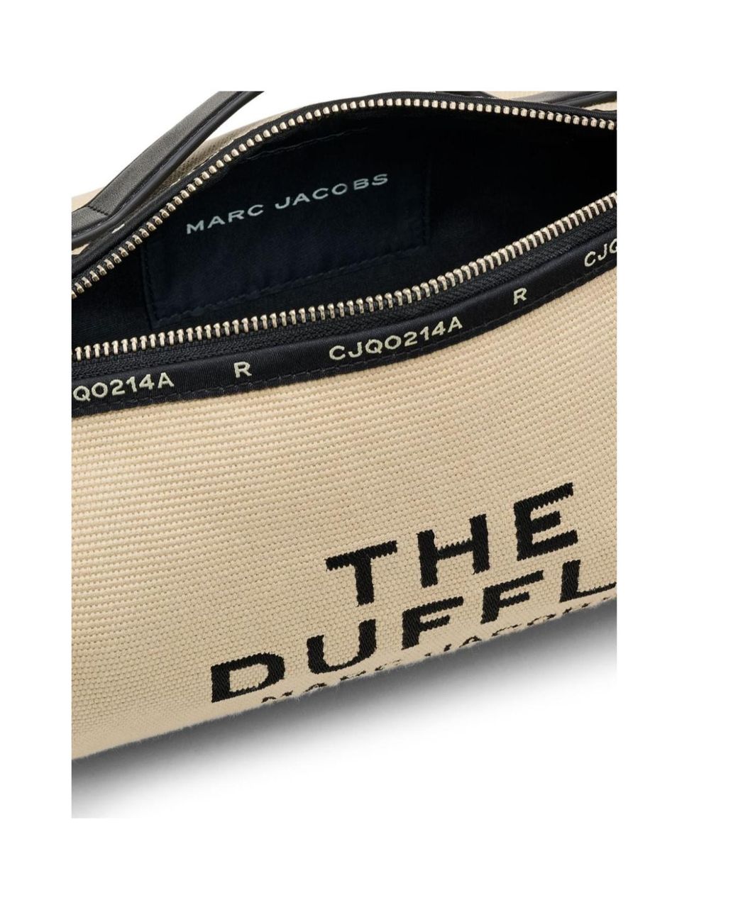 Marc Jacobs Black The Jacquard Zipped Duffle Bag