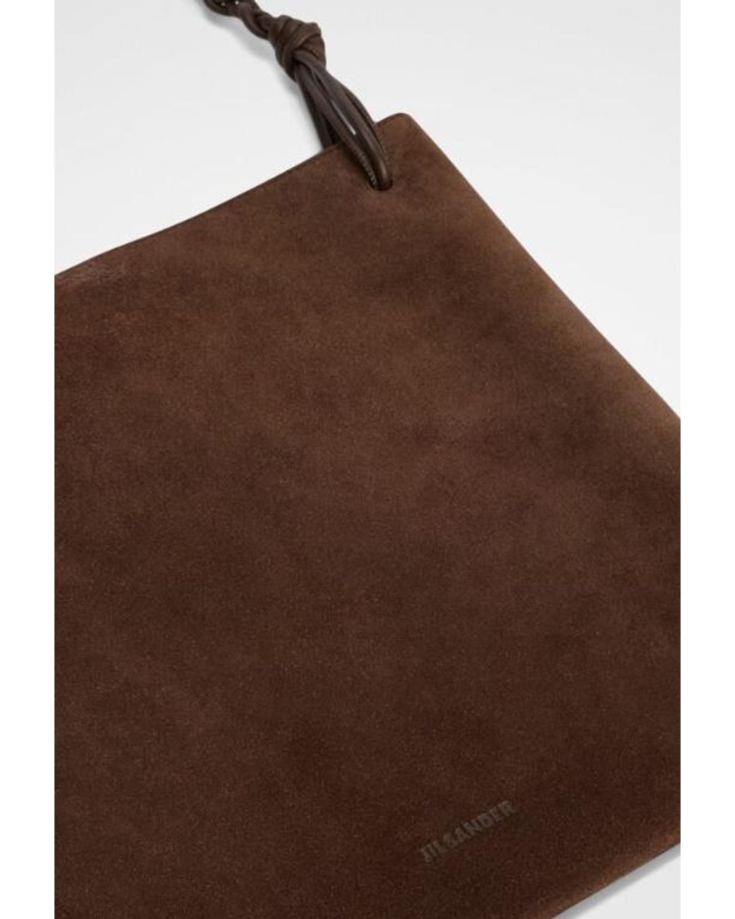 Jil Sander Brown Tangle Slim Small Bag for men
