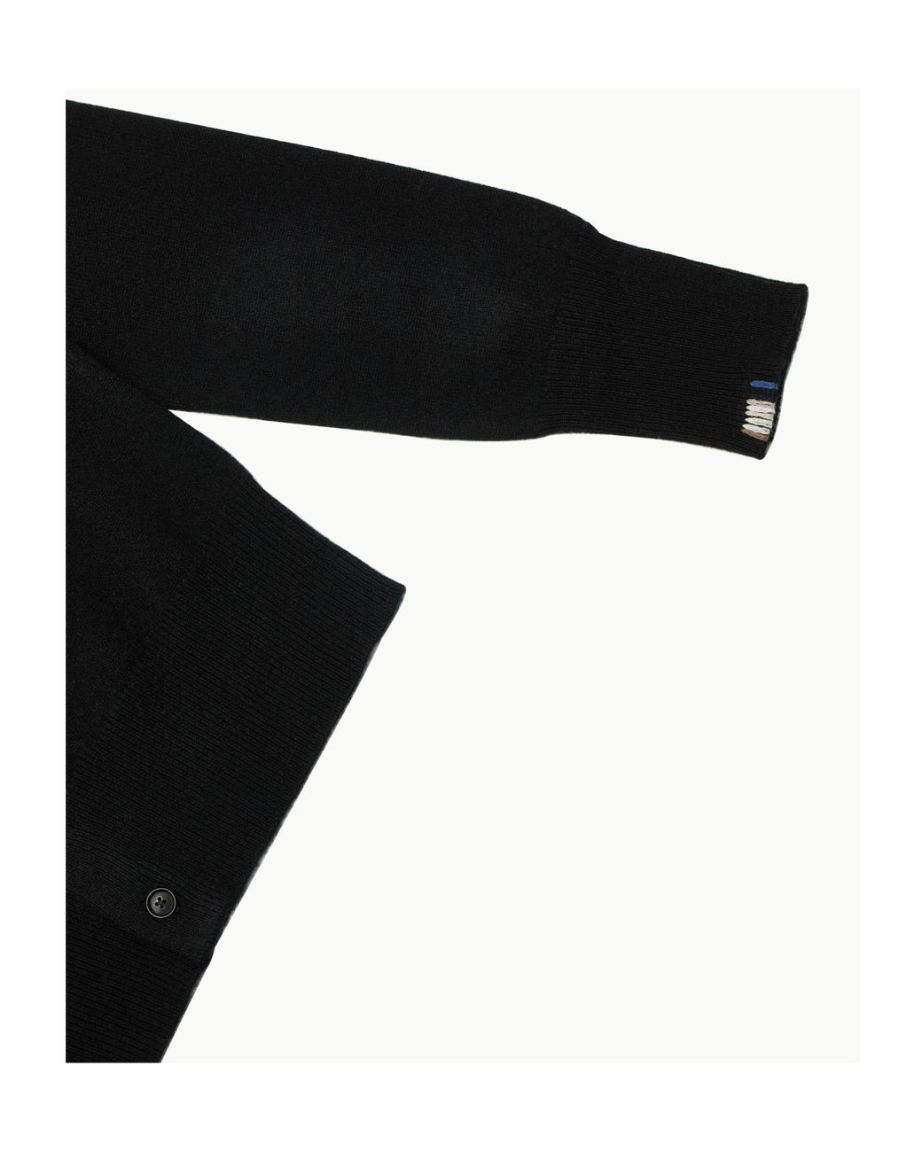 Extreme Cashmere Black Little 2 Crew Neck Cardigan