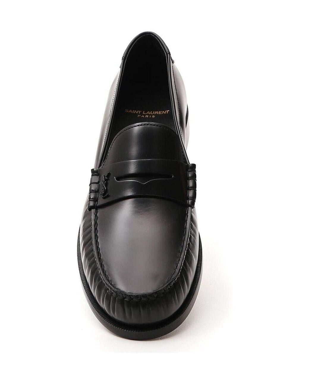 Saint Laurent Black Le Loafer Penny Slippers for men