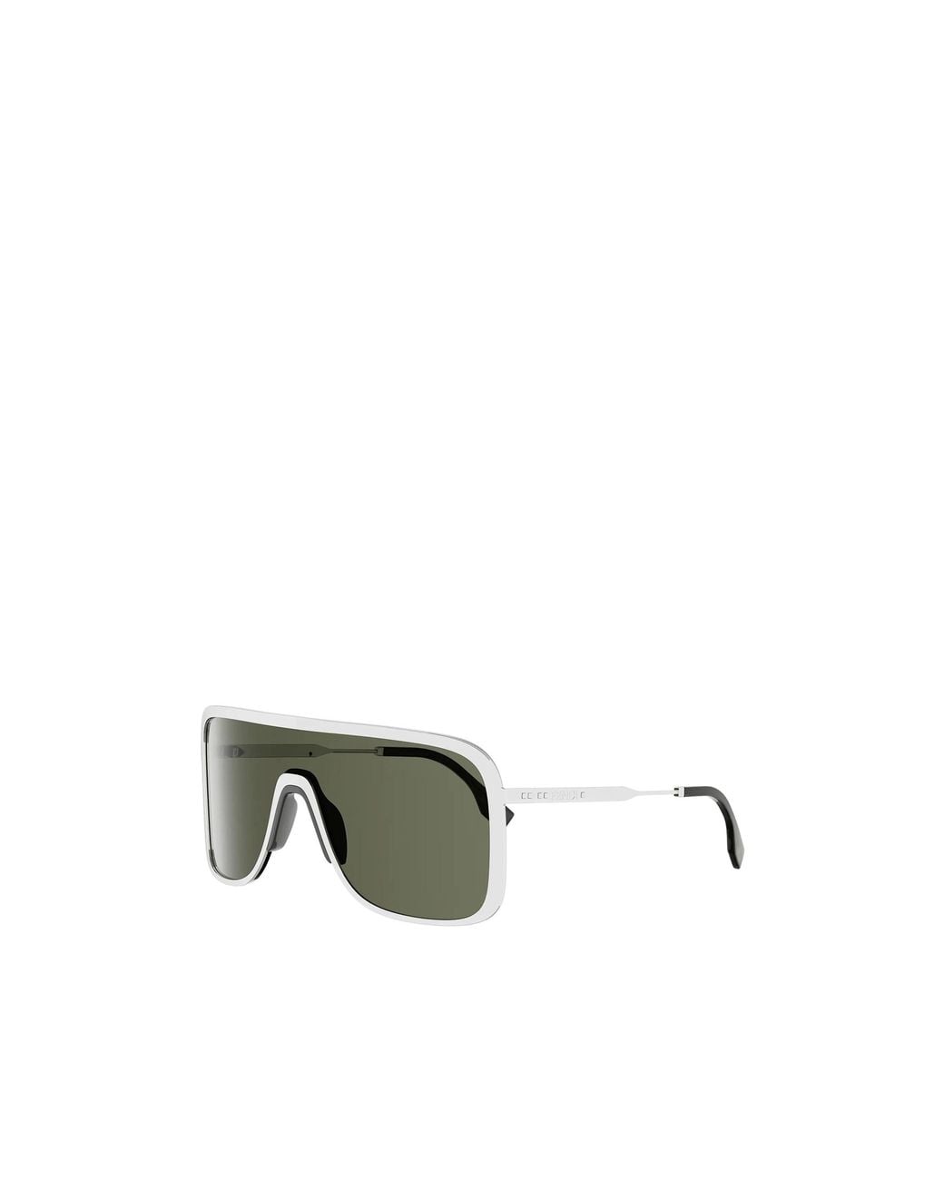 Fendi Green Eyewear Eclipse Shield Frame Sunglasses