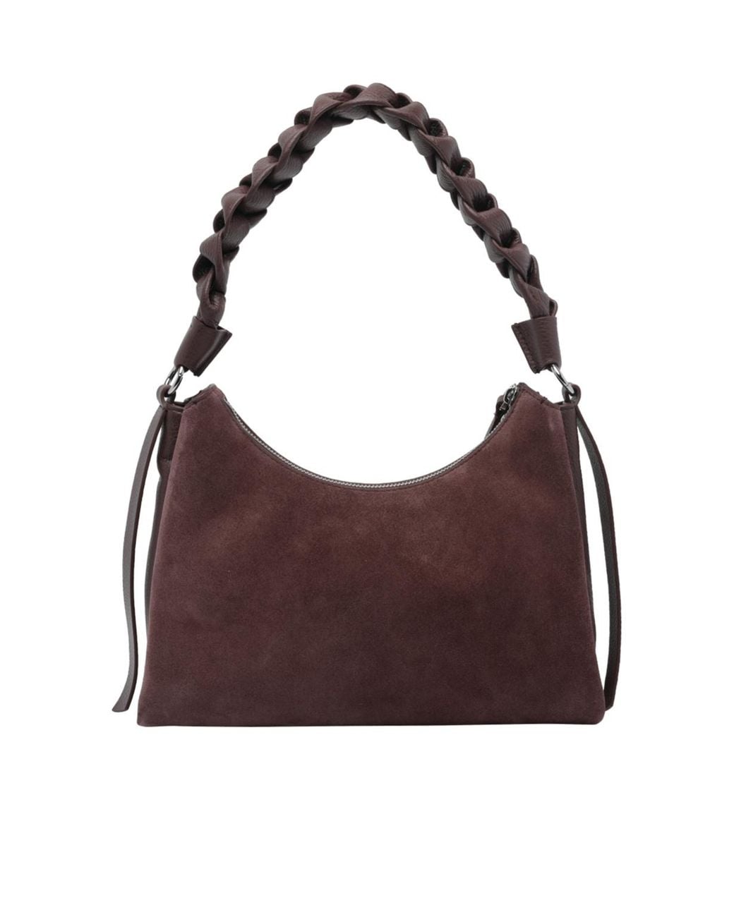 Coccinelle Brown Boheme Braided-Handle Shoulder Bag