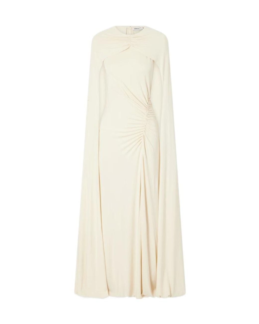 Jonathan Simkhai White Pleated Knit Dress