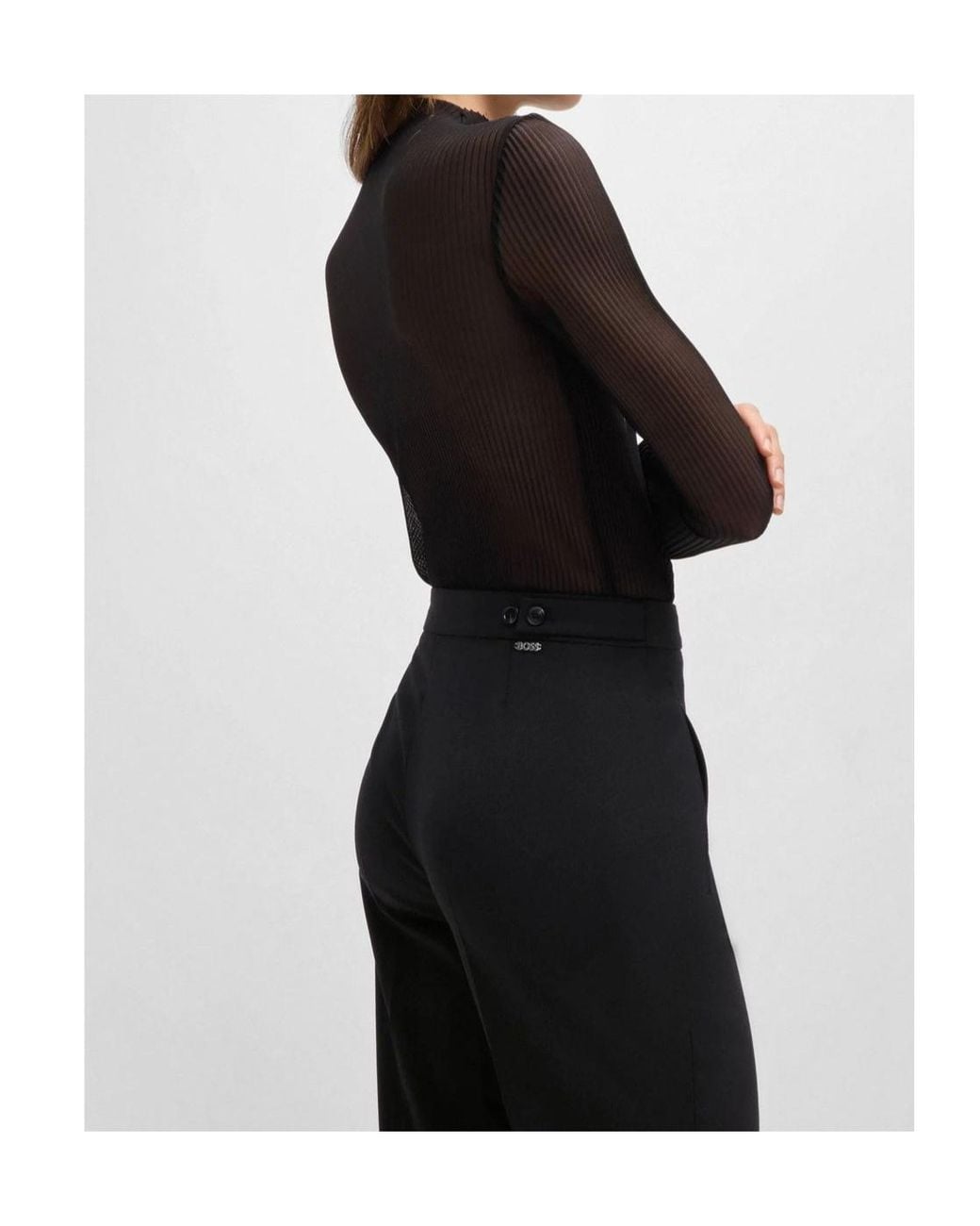 Boss Black Boss Talia Flared Long Trousers