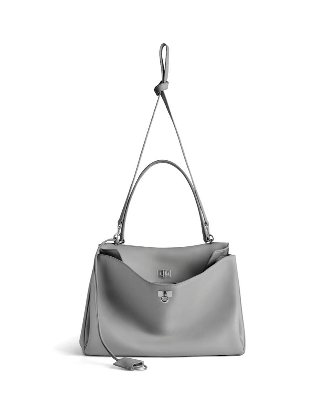 Balenciaga Gray Rodeo Handbag Medium