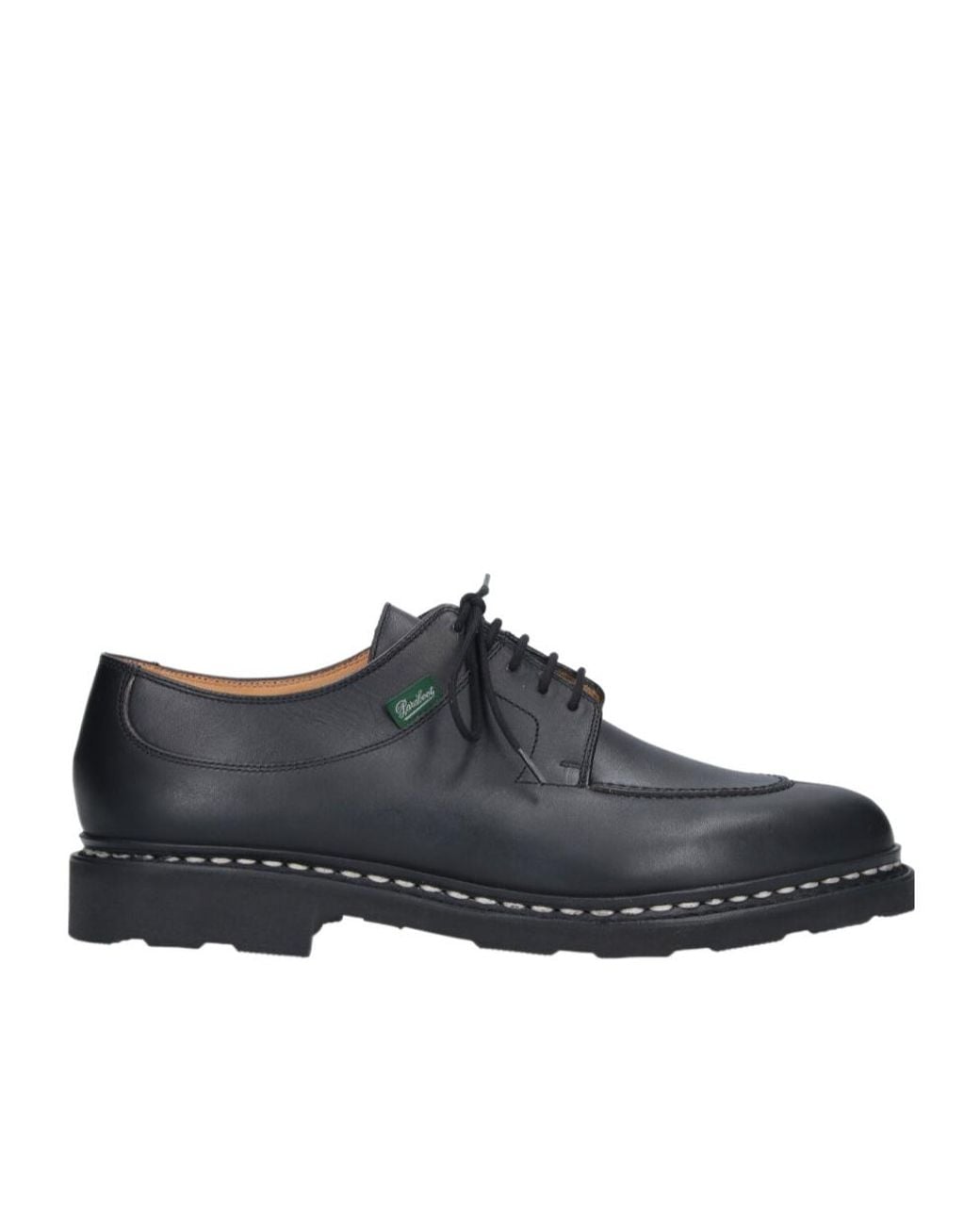 Paraboot Black Avignon Derby Shoes for men