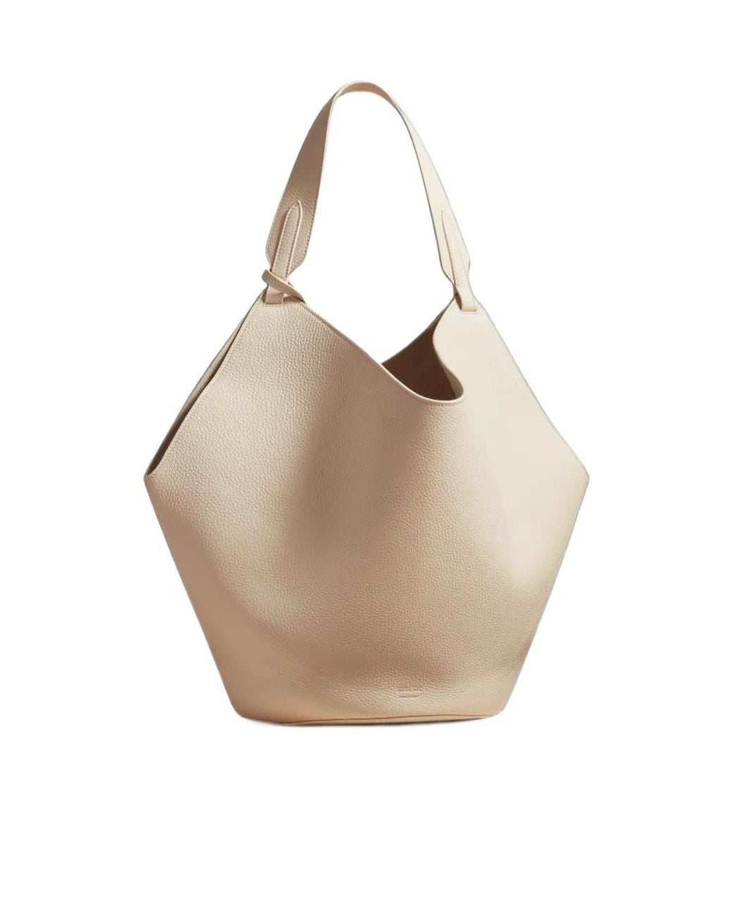 Khaite Natural Medium Lotus Shoulder Bag