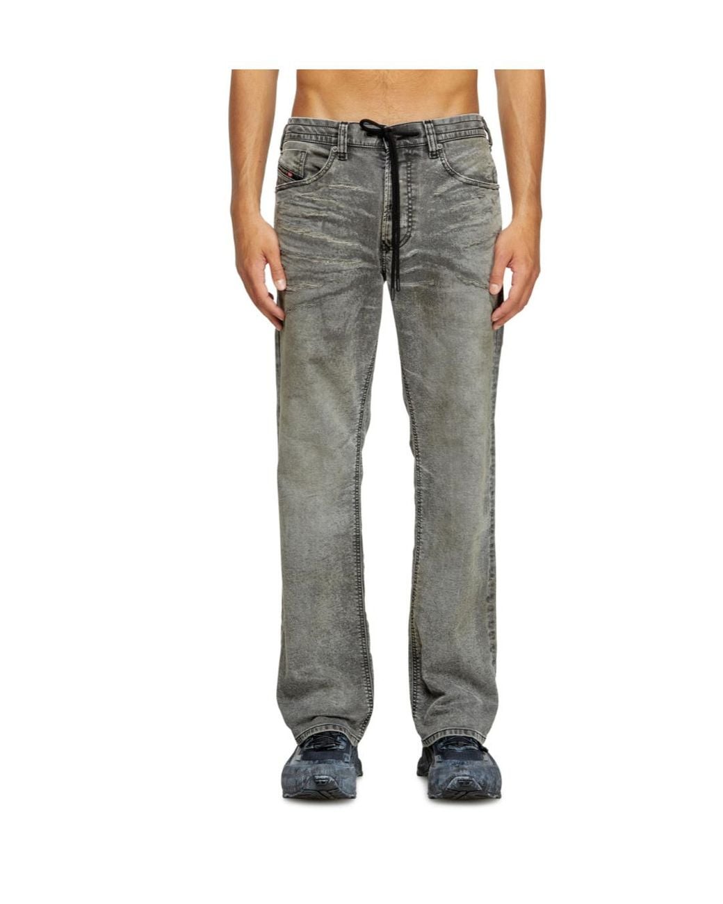 DIESEL Gray 2080 D-Reel-Jogg Jeans for men