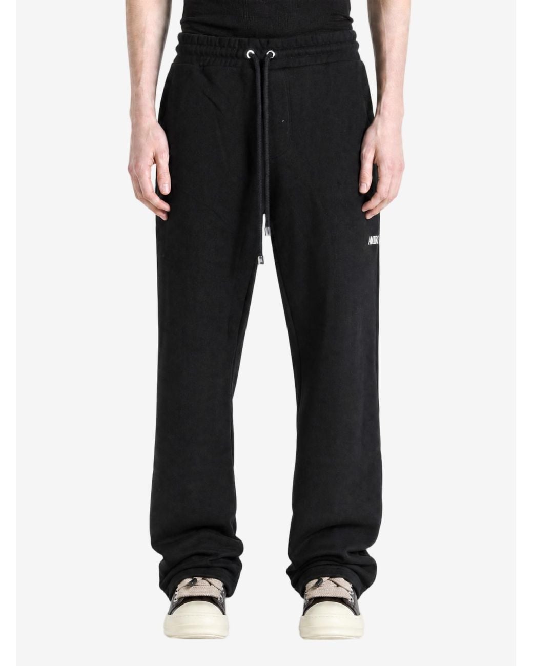 Amiri Black Relaxed Pull On Sweatpants for men