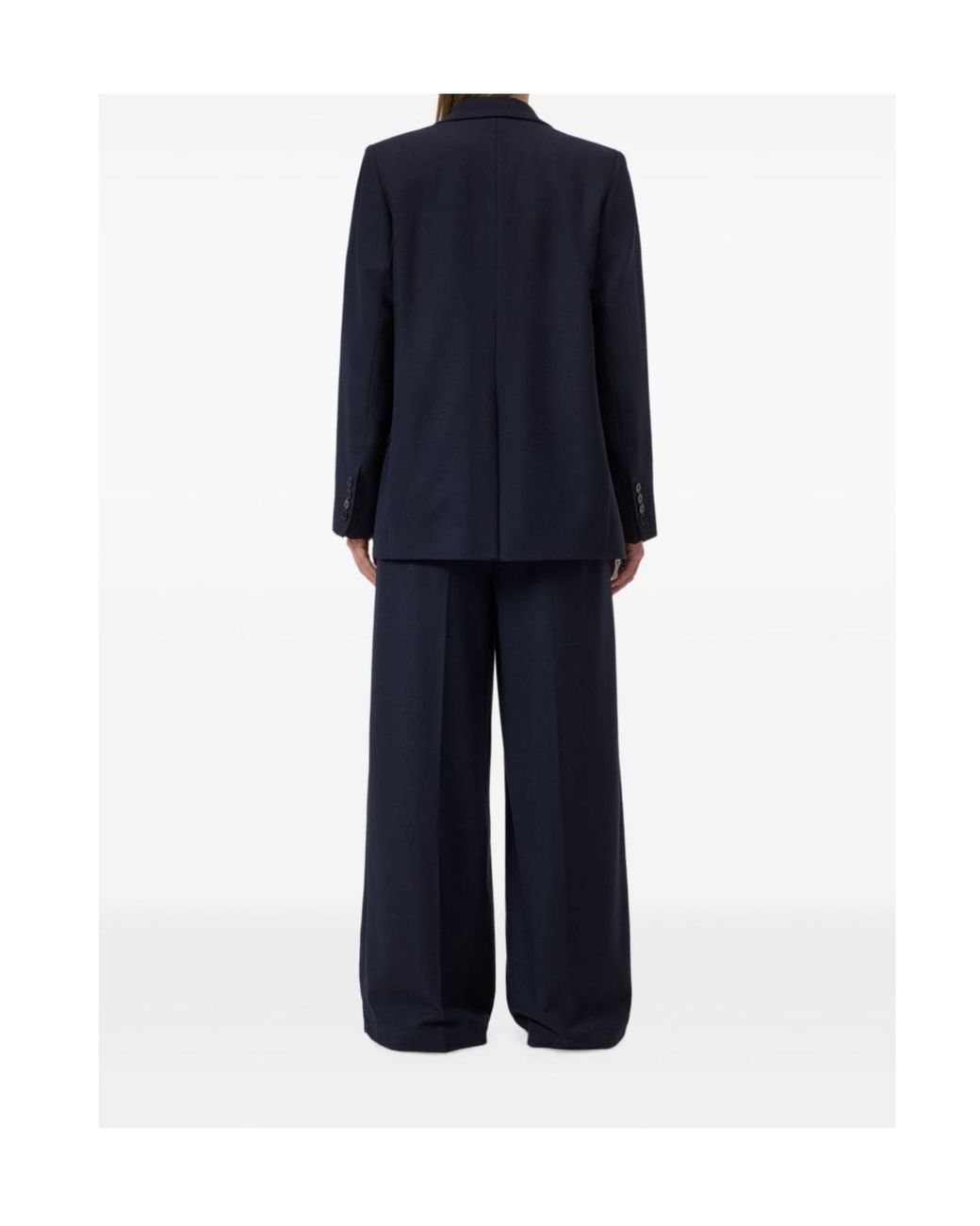 Closed Blue Double-Breasted Fitted Blazer